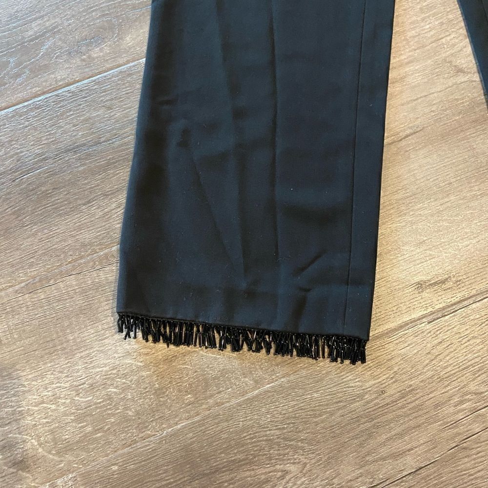 Alfani Black Trousers with Fringe - Picture 2 of 3